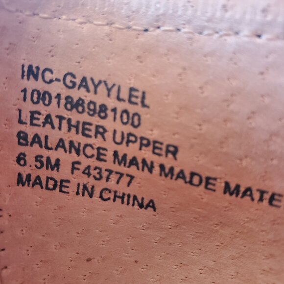 INC International Concepts Black Loafers Size 6.5 - Picture 3 of 6